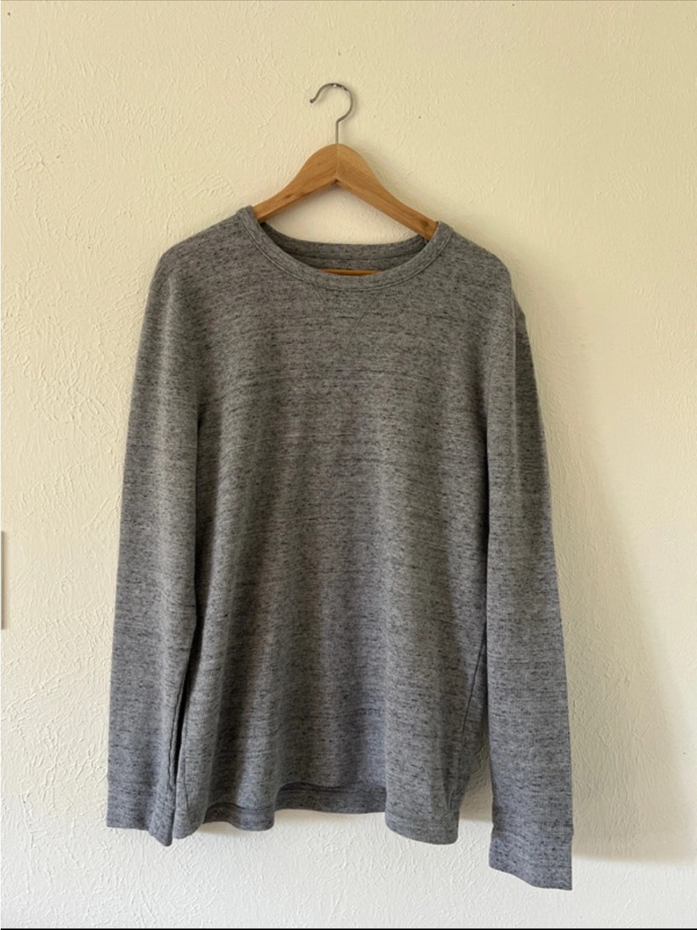 Sonoma Heather Grey Men's Crewneck Sweater